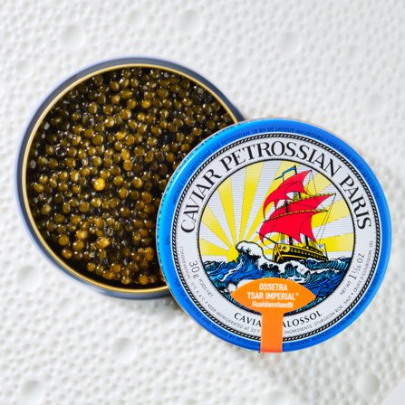 Caviar Petrossian Menu