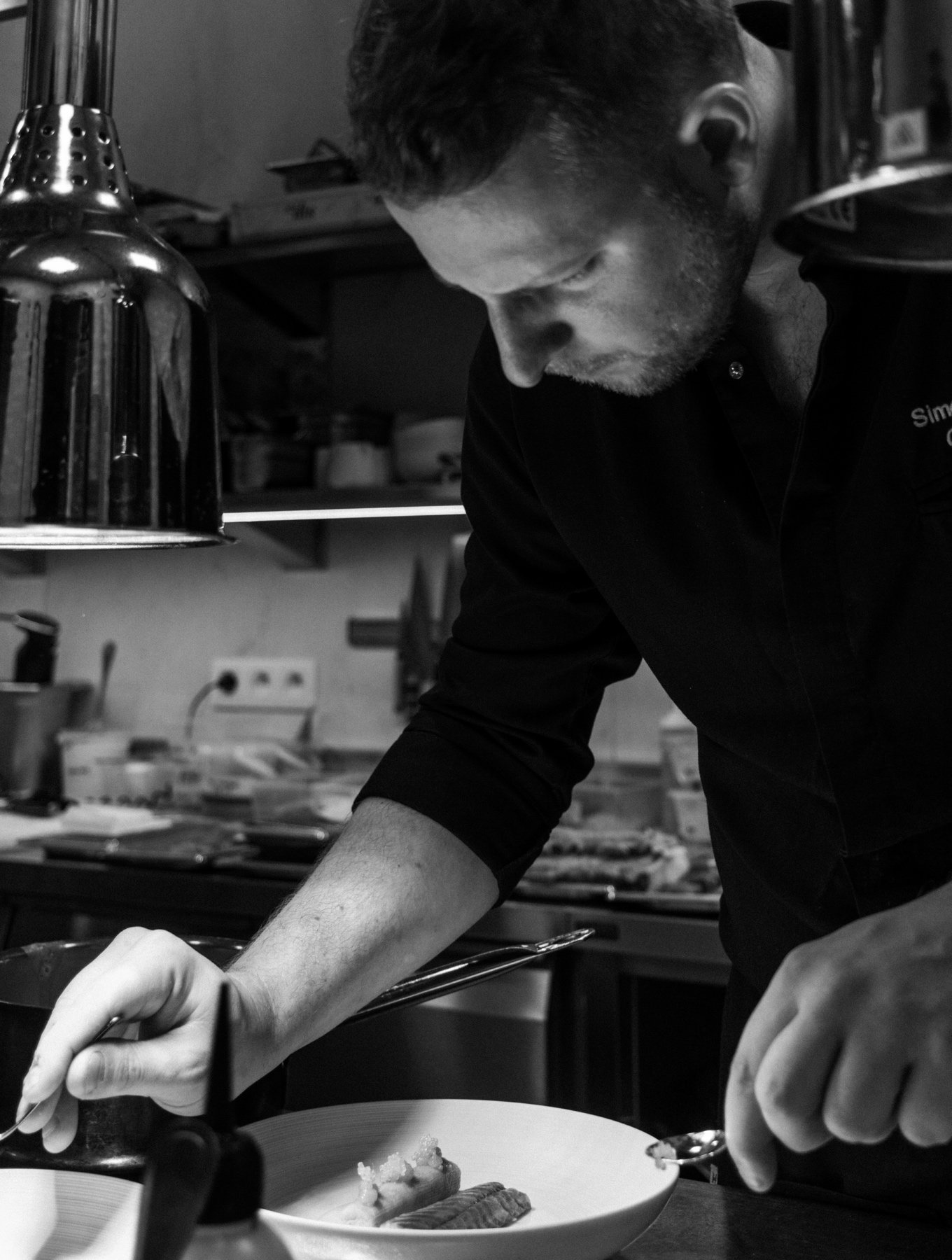 Simon Poletto en cuisine